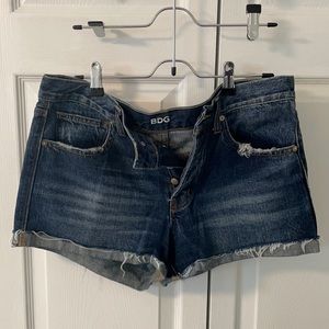 BDG Dark Wash Denim Shorts
